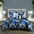 thumbnail image 3 of Aster 5 Piece Quilt Set Contemporary Floral Design Bedding, 3 of 6