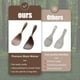 thumbnail image 4 of Juego de Cucharas de Cocina de Madera de Nogal Negro, para Cocinar y Servir: para Entusiastas de la Cocina y Amantes de la Gastronomía., 4 of 5