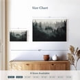 thumbnail image 4 of Elephant Stock Misty Forest Mountain Wall Art - Horizontal Canvas Wall Art - Living Room Wall Decor - Nature Canvas - Gray And Green Decor - 12" x 8", 4 of 8