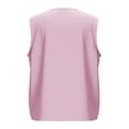 thumbnail image 5 of GUACER Sleeveless Blouses for Women Fashion Round Neck Button Loose Fit Tank Tops, 5 of 5