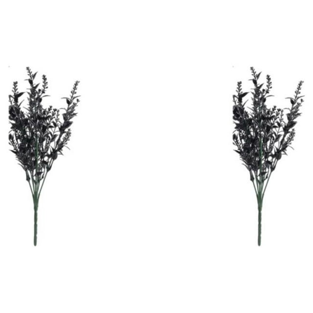 ZheElen 2x Artificial Plant Versatile And Wide Range Of Uses For Any Space Realistic black 2Set