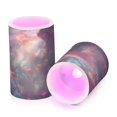 thumbnail image 7 of Yayeee Flameless Candles with Remote Flickering Battery Operated Multi Color Changing, Psychedelic Forest, 7 of 7