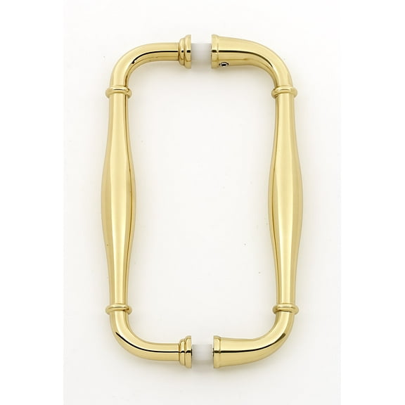 Alno G726-6 Charlie's Luxury Traditional 6" Center To Center Solid Brass Back To Back