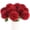Burgundy, variant on 12 Pcs Artificial Chrysanthemums Flowers Ball Flowers, Fake Mums Flowers Green Silk Flowers for Home Decor Indoor Floral Arrangement St Patricks Day Table Centerpiece (12, Green)