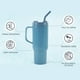 thumbnail image 4 of Vaso con agarradera Liso 1200 ml con popote, Azul, 4 of 7