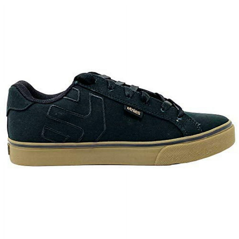 Etnies Men s Fader Vulc Skate Shoe Black Black Gum 4101000282 544 Walmart