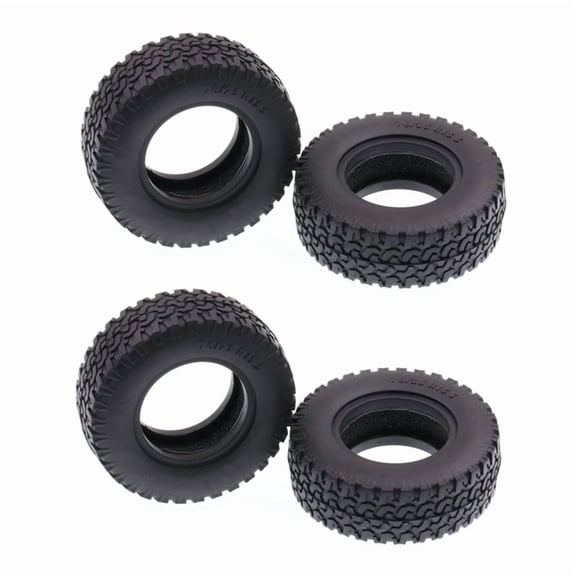 4PCS 1.55 Inch Rubber Tires for 1/14 Rm8 Baja RC Rock Crawler Remote Control Car Tyres