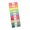 10color pull out, variant on 100/120 Counts Colored PET Label Repositionable Page Marker Adhesive Notes