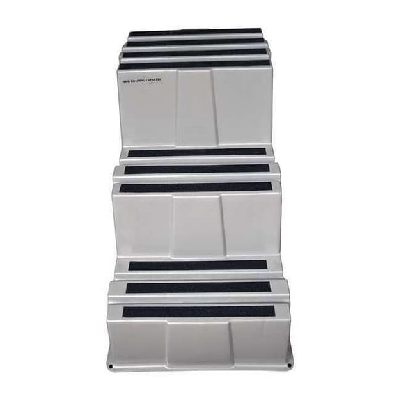 Manufacturer Varies Step Stand,Gray,Number of Steps 3 44ZJ59