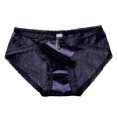 thumbnail image 1 of Gibobby Pantaleta de encaje para mujer Ropa interior Sexy de cintura para mujer, ropa interior de encaje de Color sólido, bragas para mujer(Negro,XL), 1 of 4