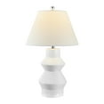 thumbnail image 3 of Safavieh Larcia 25.5 in. Solid Table Lamp, White, 3 of 5