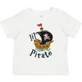 thumbnail image 3 of Inktastic Lil' Pirate Pirate Ship, Pink Bandana Boys or Girls Toddler T-Shirt, 3 of 5