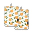 thumbnail image 7 of Yayeee Pot Holders Kitchen Heat Resistant with Pocket 7"x9.8" Cotton Oven Cooking Hot Pads, Orange, 7 of 7