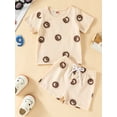 thumbnail image 2 of Wassery Baby Boys Shorts Clothes Set Sun Print Short Sleeve T-shirt with Elastic Waist Shorts 2Pcs Summer Outfit 3-24M, 2 of 9