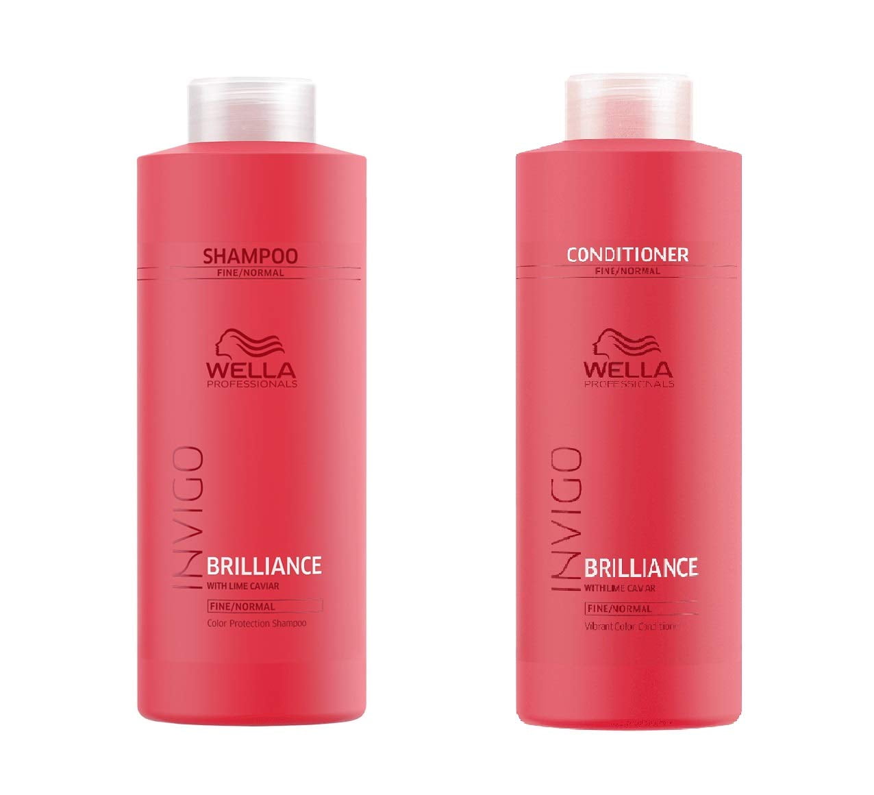 Wella Invigo Brilliance Shampoo and Conditionerr Fine To Normal Colored  Hair 33.8oz Duo - Walmart.com