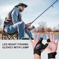 thumbnail image 3 of Guantes sin dedos para pesca al aire libre Linterna LED Campamento Senderismo Guantes de ciclismo Hugtrwg  Para estrenar, 3 of 6