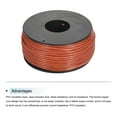 thumbnail image 3 of Uxcell 20AWG Stranded Wire Hookup 30M/100ft Orange, Electrical Wire UL1007 Spool, 3 of 6