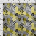 thumbnail image 3 of oneOone Cotton Silk Yellow Fabric Geometric Sewing Craft Projects Fabric Prints By Yard 42 Inch Wide, 3 of 6