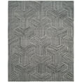 thumbnail image 2 of SAFAVIEH Mirage Giffard Geometric Area Rug, Light Grey/Charcoal, 8' x 10', 2 of 7