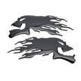 thumbnail image 2 of 2 Pegatinas para Tanque de Combustible Con Diseño de Calavera en Llamas Para Motocicleta, Impermeector Engermed Solar, Fácil de Aplicar, Tamamo universal, 2 of 7