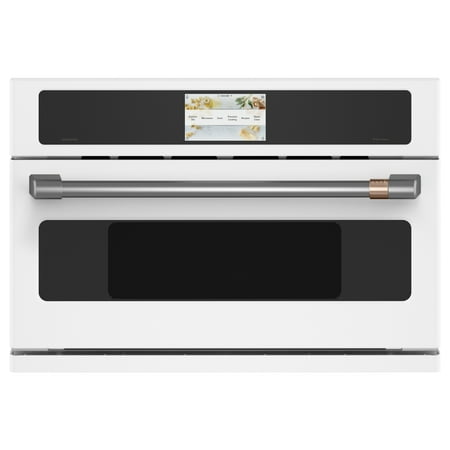Café - 30" Built-In Single Electric Convection Wall Oven with 240V Advantium Technology - Matte white