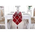 thumbnail image 2 of Nvzi Classic Table Runner with Tassels for Wedding Christmas Party Decoration, 11 x 70, Red, 2 of 5
