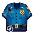 thumbnail image 1 of Creative Party Police Shirt Party Plates (Pack of 8), 1 of 1