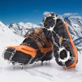 thumbnail image 2 of Zapatos de nieve para hielo de 19 dientes con empuñaduras cadena con punta accesorios para caminar y senderismo Unisex, 2 of 9
