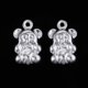 thumbnail image 5 of Colgantes de para mano 20 Piezas de Plata de material acero Inoxidable Forma de Oso Colgantes de para DIY Joyería, 5 of 9