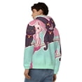 thumbnail image 4 of Kdxio Cats On Broomstick Print Men Hoodies Casual Hoodies for Men with Zip Pockets Full Zip Long Sleeve Sweatshirt Sports Hooded Jacket-Small, 4 of 5