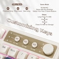 thumbnail image 5 of AULA S99, 99-Key, Wireless, Membrane, Gaming Keyboard, RGB, 5-Layer Padding, 2000 mAh Battery, Knob, 5 of 12