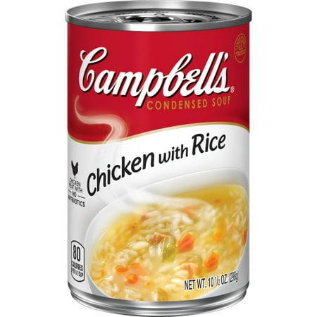 Campbell's Condensed Chicken with Rice Soup, 10.5 oz. (Best Creamy Chicken Wild Rice Soup Recipe)