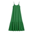 thumbnail image 5 of LIaqionyy Women's Maxi Dress Boho Adjustable Spaghetti Strap Beach Long Dresses Flowy Casual Sleeveless Sundress, 5 of 7