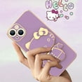 thumbnail image 4 of Plating Hello Kitty Phone Case for iPhone 15 14 13 12 11 Pro Max Mini XR XS X 8 7 6 6S Plus SE 2020 Mirror Holder Stand Cover RJ, 4 of 7