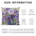thumbnail image 5 of Qinduosi Purple Lavender Throw Pillow Covers Set of  Spring Summer Flower Vase Botanical Bouquet Farmhouse Square Pillowcases for Couch Porch Sofa Bed Indoor and Outdoor, 5 of 5