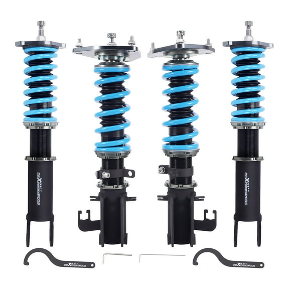 maXpeedingrods Coilover for Nissan Altima Sedan 2013-2018, 24 Levels Damper Adjustable Coilovers Suspension Kit Strut, Height Adjustable Shock Absorber Struts, T6 Upgraded Lowering Kits Blue