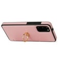 thumbnail image 6 of Allytech Galaxy S20 Wallet Case, S20 Cover, Ring Holder Stand PU Leather Slim Fit Shockproof Anti-Scratch Cash Pocket Protective Wallet Phone Case Cover for Samsung Galaxy S20 - Pink, 6 of 8