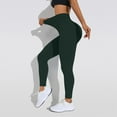thumbnail image 4 of iHPH7 Butt Lifting Leggings for Women Soft Leggings for Women Athletic Leggings for Women Leggings for Women Tummy Control Yoga Leggings for Women Compression Leggings for Women Dark Green L, 4 of 5