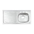 thumbnail image 1 of Fregadero Tarja Acero Inox 100x50cm Derecho Tramontina Tramontina 93944/535, 1 of 2
