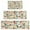 Pioneer Flower Floral-3, variant on Pioneer Flower Floral Print Pattern Kitchen Rugs Sets Of 3,Kitchen Runner Rugs Non Skid Washable,Decorative Kitchen Floor Mats for Kitchen,Sink,Laundry,17"x30"+ 17"x47" + 17"x59"