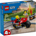 thumbnail image 3 of LEGO City Fire Rescue Motorcycle Firefighter Toy Playset for Kids Ages 4 and Up, Includes a Motorcycle Toy and 2 Minifigures, Fun Gift Idea or Pretend Play Toy for Boys and Girls, 60410, 3 of 8