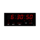 thumbnail image 1 of Reloj De Pared Led Con Termómetro Y Calendario Despertador Negro, 1 of 5