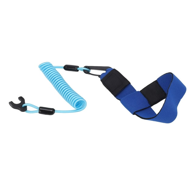 Boat Motor Safety Lanyard, Outboard Switch Lanyard with Spring Rope, Waterproof TPU Kill Stop Switch Cord for 2 Stroke Jet Ski
