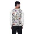 thumbnail image 3 of Atasi Flower Printed Wedding Jackets For Men Nehru Jacket Waist Coat For Wedding & Festive Season-Large, 3 of 4