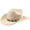 Khaki, variant on SRZYMJ Western Cowboy Hat With Rolled Brim for And Outdoor Adventure Travel Riding Country Style