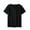 Black, variant on Wyobmus Mens Plus Size Soprt Tshirt Loose Fit Short Sleeve Crew Neck Workout Shirts Solid Color Seamless Stretchy Tight Top Black