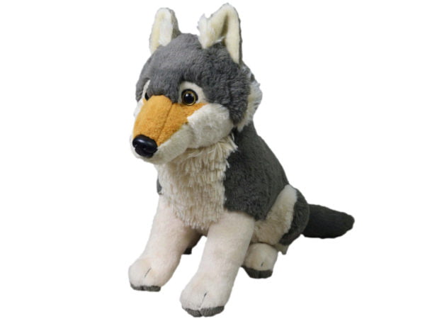 large wolf stuffed animal