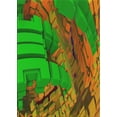 thumbnail image 1 of Ahgly Company Machine Washable Indoor Rectangle Transitional Saddle Brown Area Rugs, 7' x 9', 1 of 7