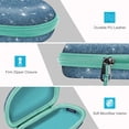 thumbnail image 3 of Funda para gafas de sol Fintie Hard Shell a prueba de golpes con mosquetón azul, 3 of 8