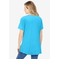 thumbnail image 2 of Woman Within Plus Size Criss Cross Tee, 2 of 4